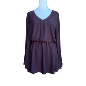 Show Me Your Mumu Black Sheer Mini Dress Size Large